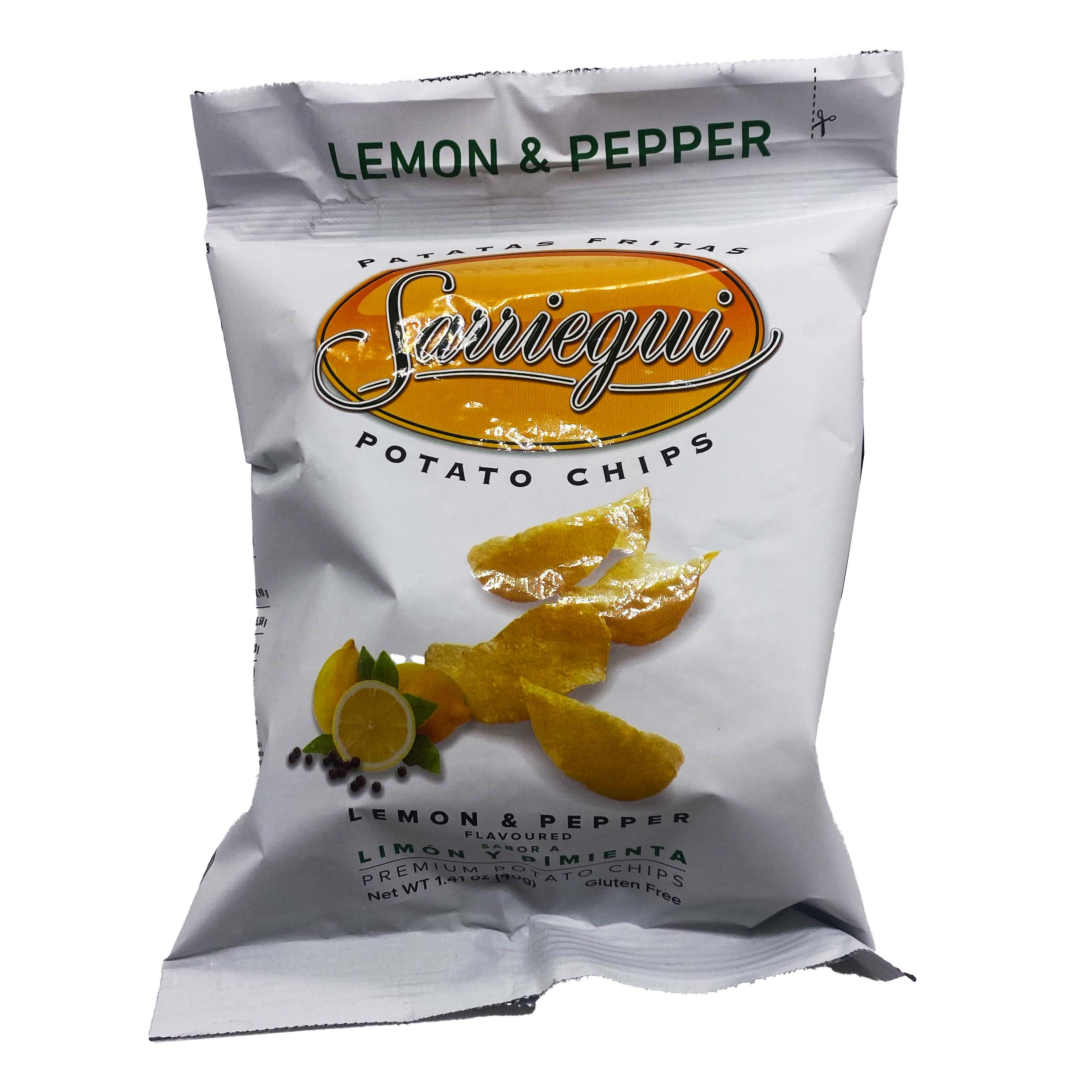 Sarriegui Limon & Pimienta Crisps 125g 